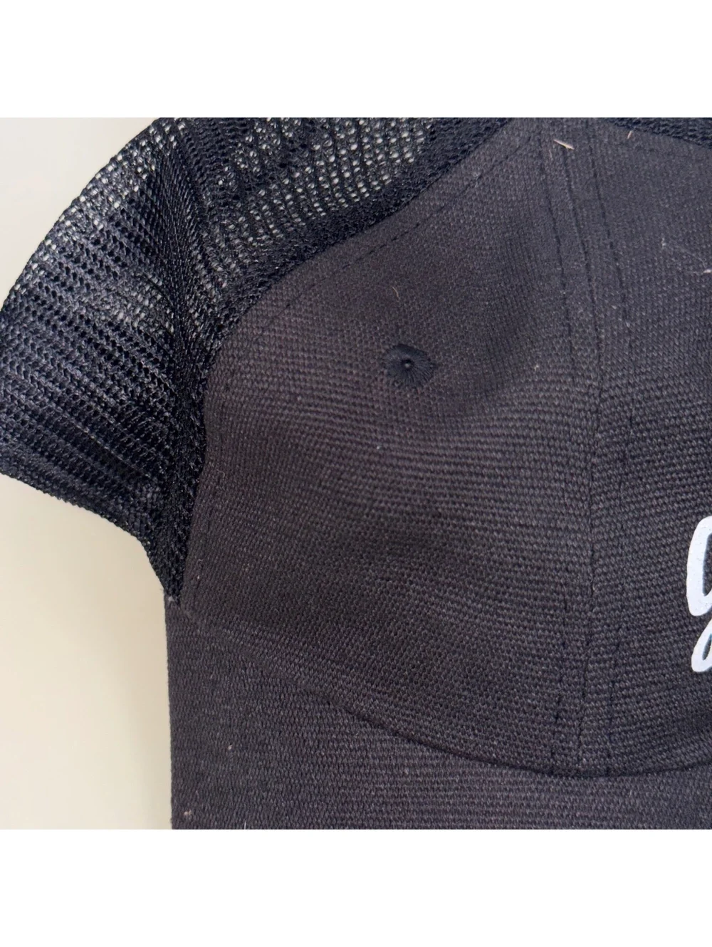 Girl Mom Black Glitter Trucker Hat Mesh Snapback Baseball Cap